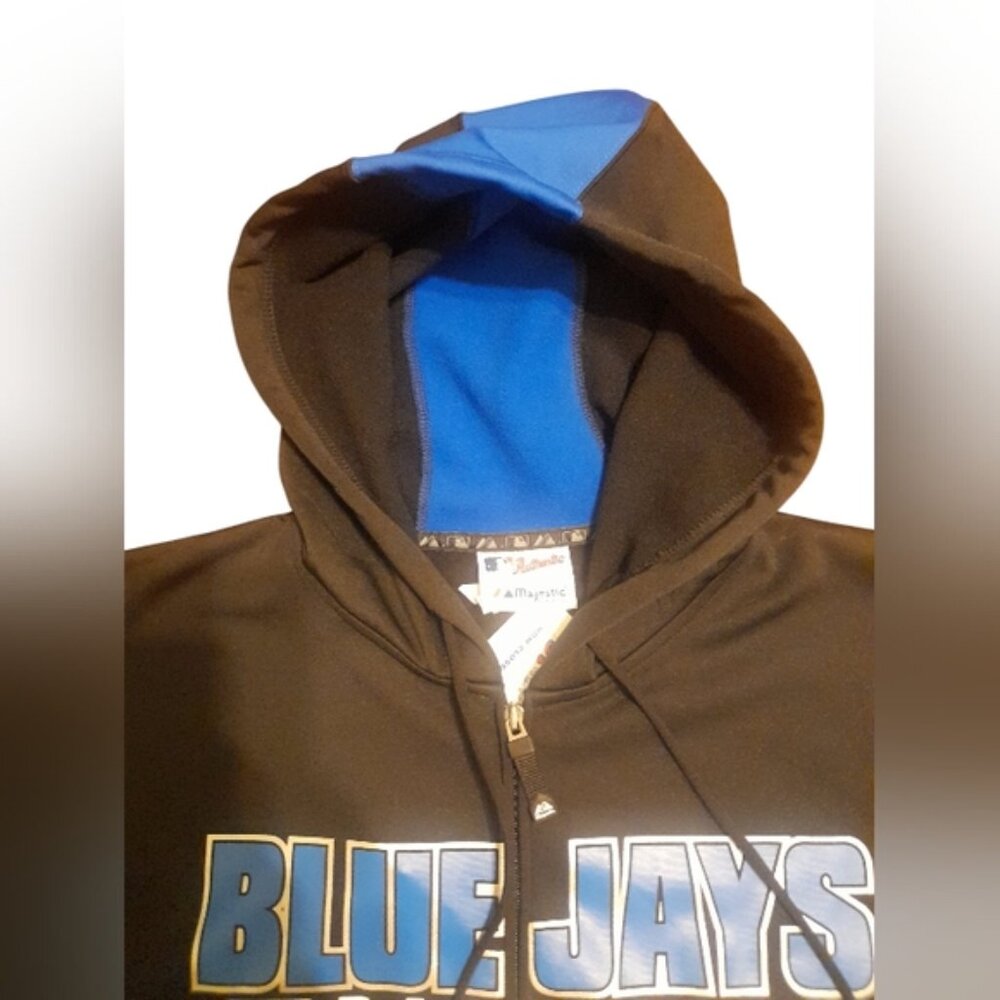 Majestic - Toronto Blue Jays Hoodie Large -NWT - Picture 4 of 14